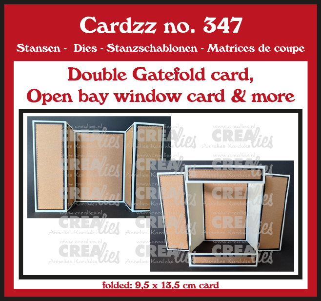 Double Gatefold Card / Open Bay Window Card