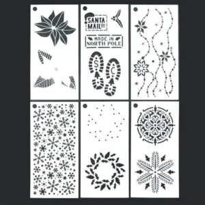 **-40%** Elizabeth Crafts Designs Journal Stencils 2 (6pcs) (S050)