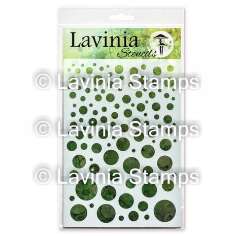 Lavinia – White Orbs Stencils (ST018)