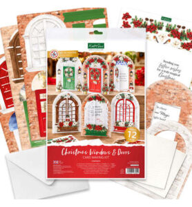 Katy Sue - Christmas Windows and Doors - Card Making set 12pcs