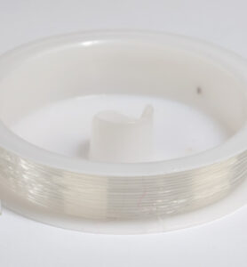 Hobby & Crafting Fun - Crystaline Stretch Cord, Transparant 0.8mm x 8mtr