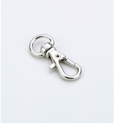 H&CF Hook & clasp, 33mm, Platinum