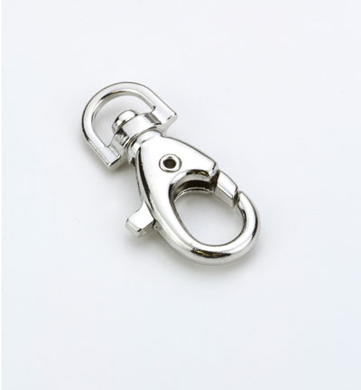 H&CF Hook & Clasp, 35mm, Platinum