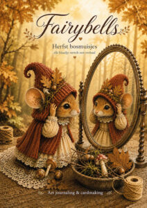 Fairybells - Collage boek Herfst Bosmuisjes - A4 (VERW 14 AUGUSTUS)