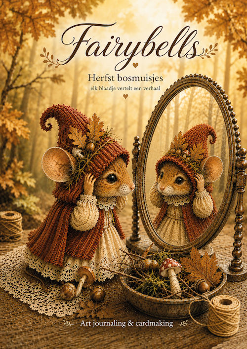 Fairybells – Collage boek Herfst Bosmuisjes – A4 (VERW 14 AUGUSTUS)