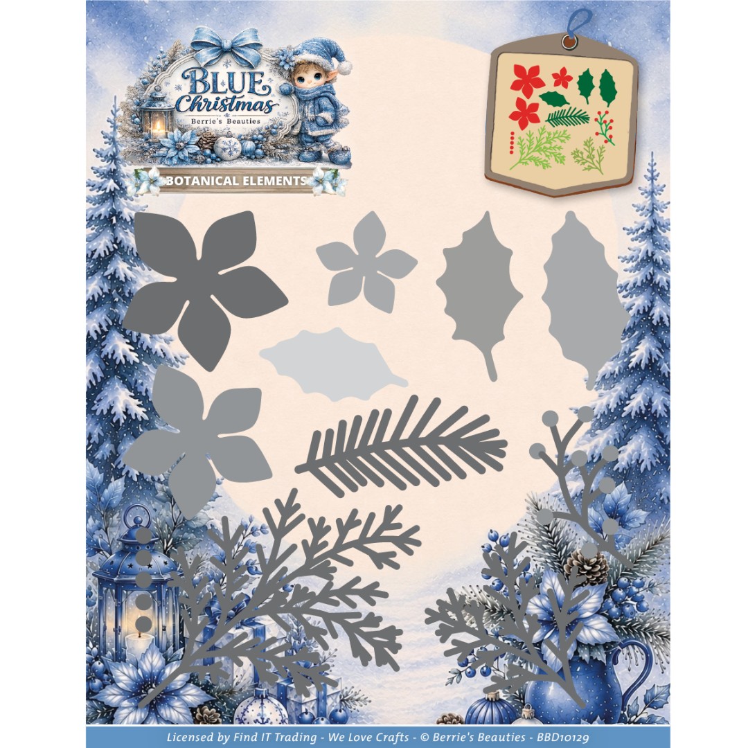 Dies – Berries Beauties – Blue Christmas – Botanical Elements