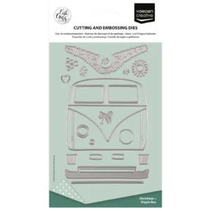 Vaessen Creative • Snij- en Embossingmallen by Carla Creates  Hippie Bus 21st.