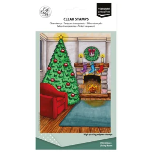 Vaessen Creative • Clear Stamps by Carla Creates Christmas Livingroom