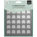 Vaessen Creative • Embossing Folder by Carla Creates Hippie Bus 15x15cm