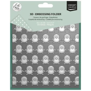 Vaessen Creative • Embossing Folder by Carla Creates Penguins 15x15cm