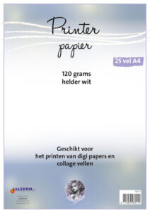 25 vel printpapier A4 voor collage en digi-papers 120gr- JALEKRO / Fairybells