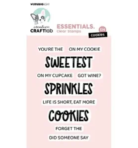 **-60%** StudioLight - Clear Stamp  Cookies Essentials nr.STAMP802