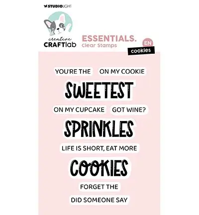 **-60%** StudioLight - Clear Stamp Cookies Essentials nr.STAMP802