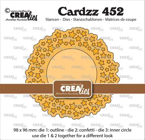 Cardzz Stansen Confetti Sterren (CLCZ452)