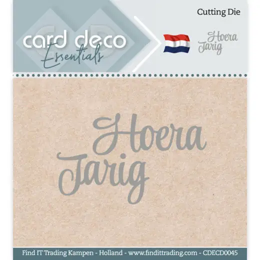 Essentials - Cutting Dies - Hoera Jarig