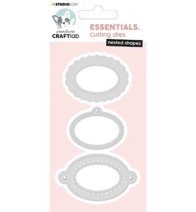 Snijmallen Nested Oval shapes Essentials nr. 158 - CraftLab - StudioLight