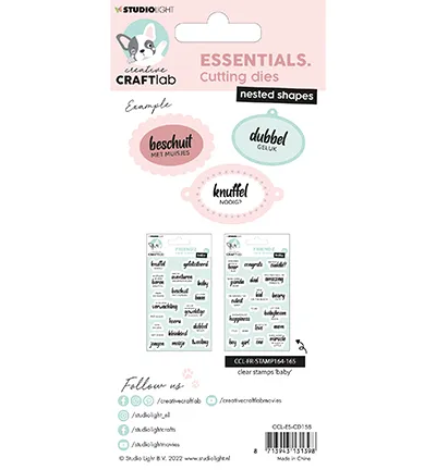 Snijmallen Nested Oval shapes Essentials nr. 158 - CraftLab - StudioLight - Afbeelding 3