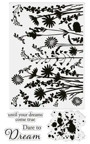 Clear Stempel - A6 Wild Flower Meadow set -  Crafter's Companion - Afbeelding 2