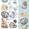 Extras to Cut Set 30,5x15 cm Hello Baby – Boy, 250 gsm, mirror print - Afbeelding 5
