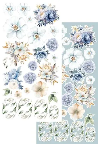 Extras to Cut Set 30,5x15 cm Hello Baby – Boy, 250 gsm, mirror print - Afbeelding 3
