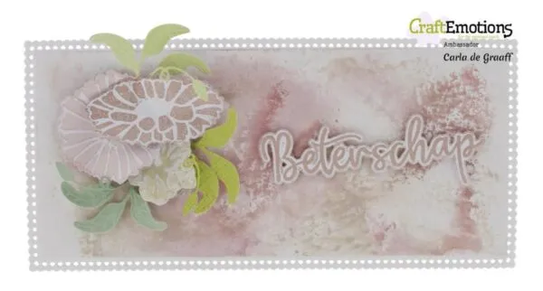 **-50%** Snijmal  - Slimline Spring Flowers - CraftEmotions - Afbeelding 2