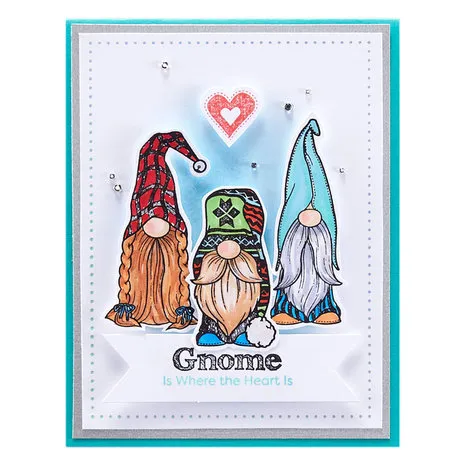 **-50%** Clearstempel - Holiday Gnomes  - Spellbinders - Afbeelding 2