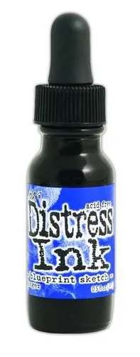 Ranger Distress Re- Inker 14 ml – blueprint sketch TXR43317 Tim Holtz