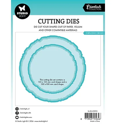 Studio Light • Essentials Cutting Die Torn Edge Circles - Afbeelding 4