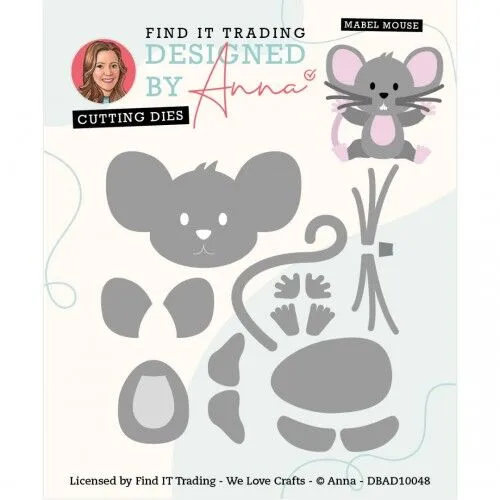 Designed by Anna – Mix and Match Cutting Dies – Mabel Mouse